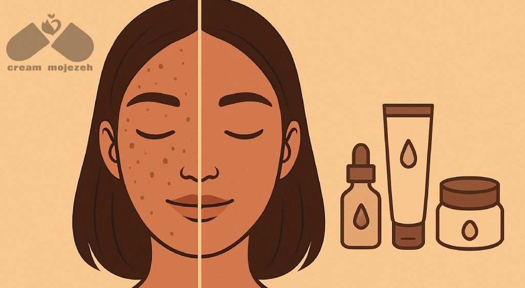 از بین بردن لک صورت فوری