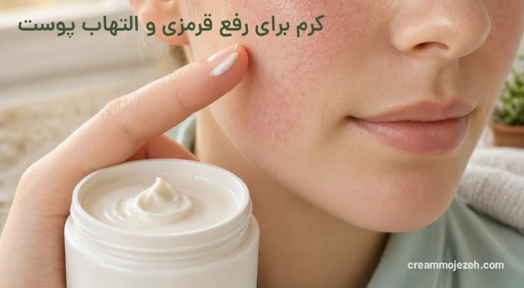 کرم برای رفع قرمزی و التهاب پوست